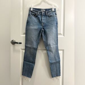 GRLFRND Karolina High-Rise Crop Jeans Size 26